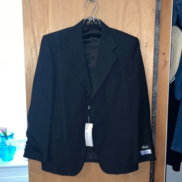 NWT Calvin blazer “16 husky” Giorgio.W32 65%polyester 35% worsted wool